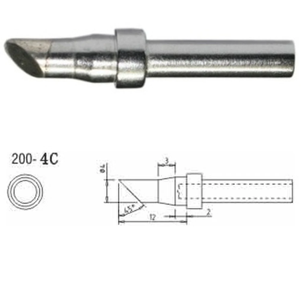 Ανταλλακτική μύτη κολλητηριού Mlink S4 MOD 200-4C συμβατή με Quick 203h και Atten at150d