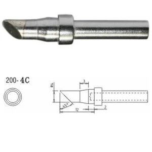 Ανταλλακτική μύτη κολλητηριού Mlink S4 MOD 200-4C συμβατή με Quick 203h και Atten at150d