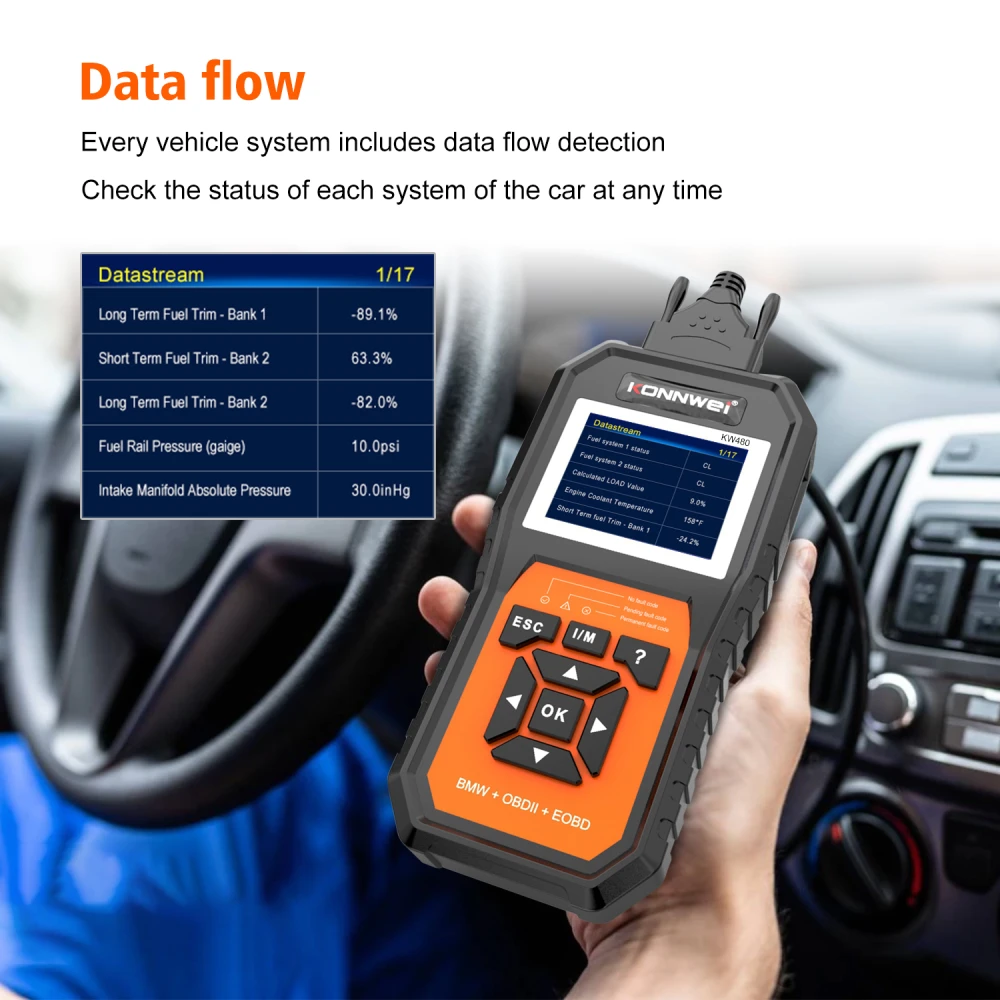 Διαγνωστικό scanner BMW Konnwei KW480 για BMW