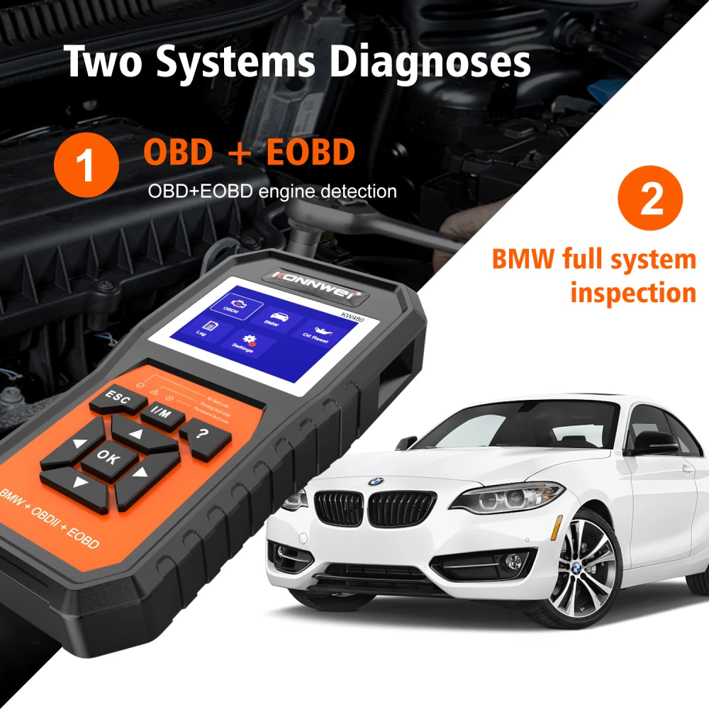 Διαγνωστικό scanner BMW Konnwei KW480 για BMW