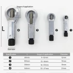 Set de herramientas manuales TSX TOOL para tuercas congeladas y redondeadas