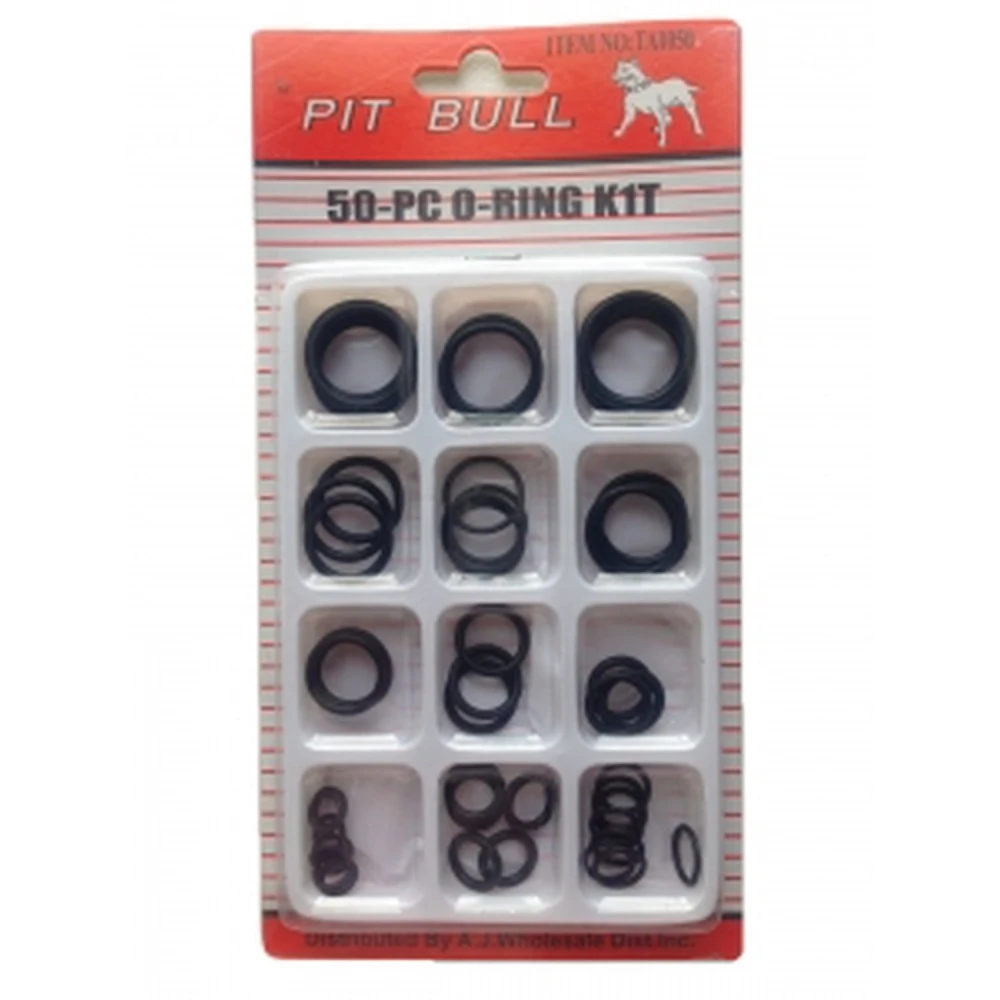 Σετ 50 τεμ. O-rings για υδραυλικά με 12 διαφορετικά μεγέθη