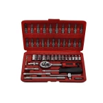 Σετ καρυδάκια εξάγωνα 1/4 46 τεμ. TSX TOOL για αυτοκίνητο και DIY