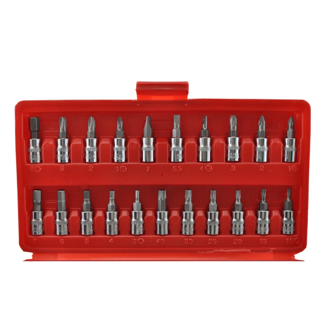 Σετ καρυδάκια εξάγωνα 1/4 46 τεμ. TSX TOOL για αυτοκίνητο και DIY