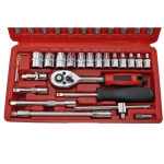 Σετ καρυδάκια εξάγωνα 1/4 46 τεμ. TSX TOOL για αυτοκίνητο και DIY