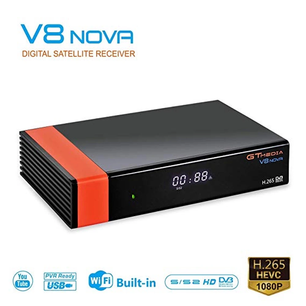Δορυφορικός δέκτης Freesat V8 Nova HD wifi με αντάπτορα