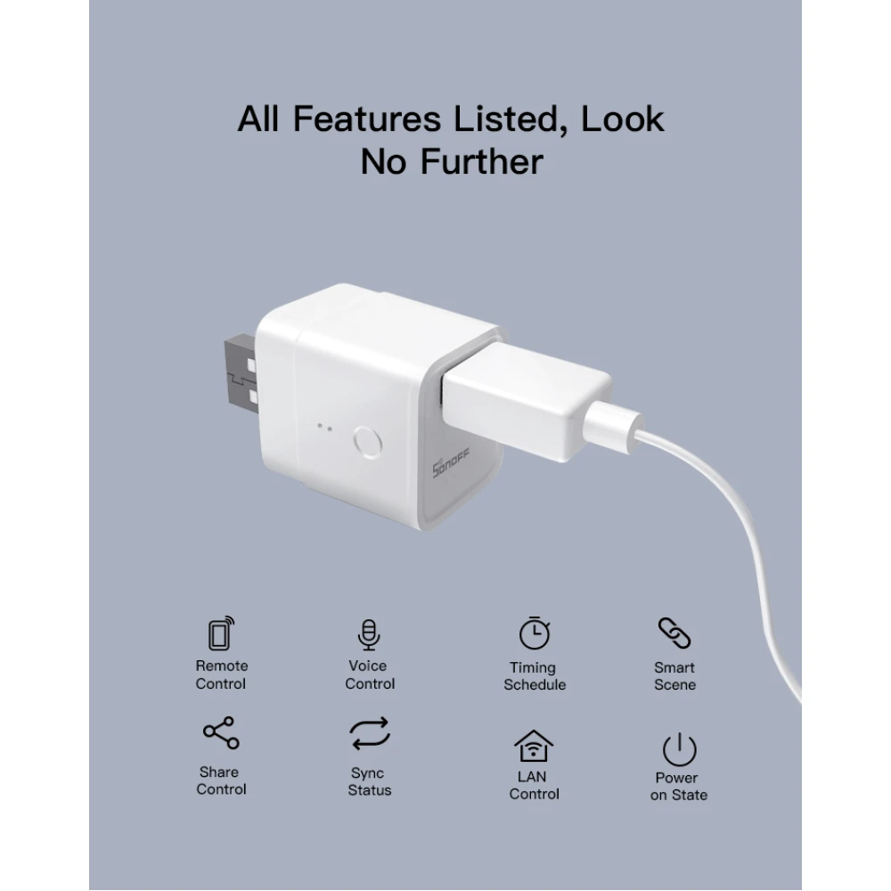 SONOFF Micro έξυπνος USB WiFi αντάπτορας για απομακρυσμένο έλεγχο