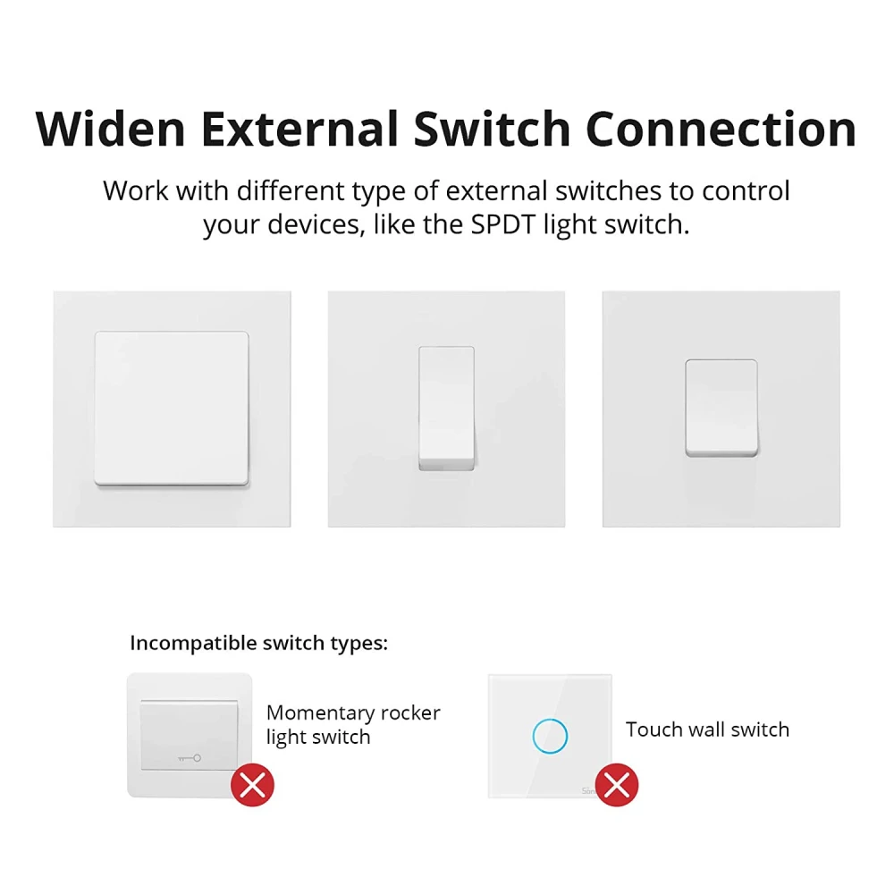SONOFF ZBMINI ZigBee Έξυπνος Μίνι Διακόπτης για Έλεγχο Φωτισμού 2 Δρόμων
