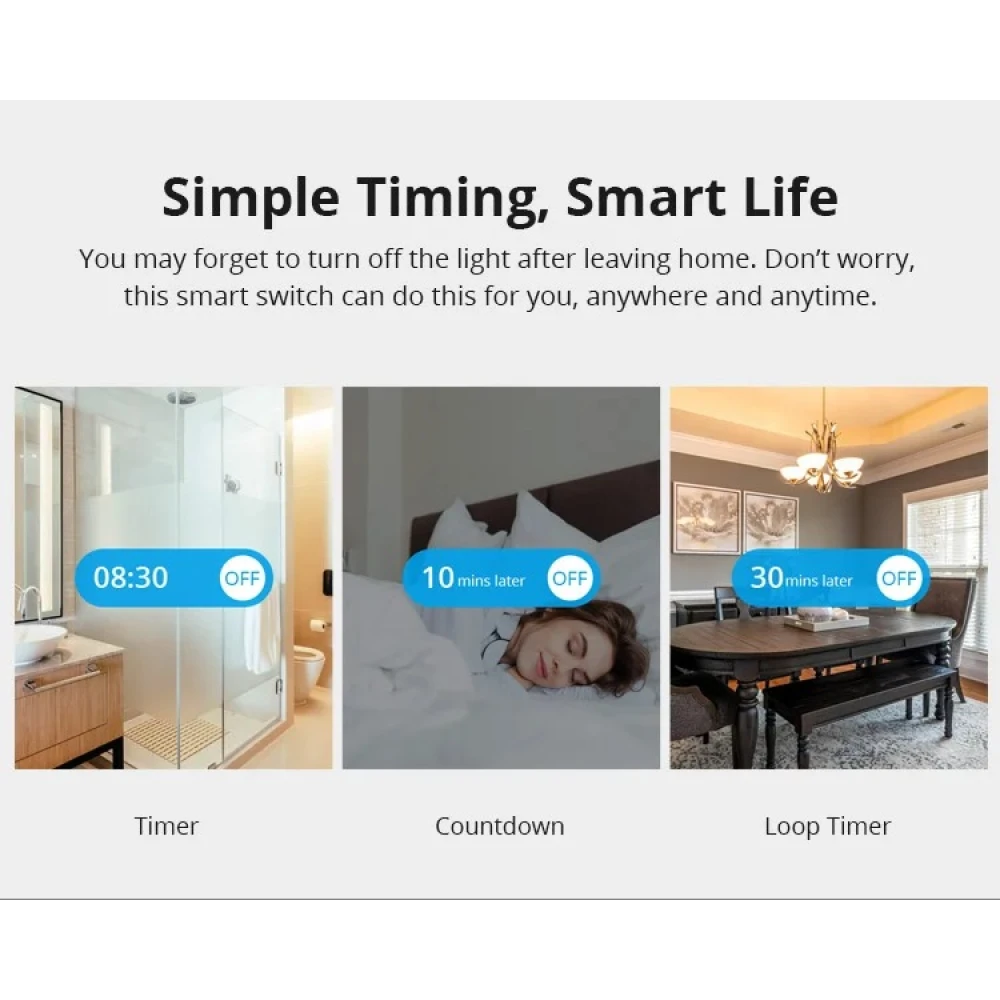 SONOFF ZBMINI ZigBee Έξυπνος Μίνι Διακόπτης για Έλεγχο Φωτισμού 2 Δρόμων