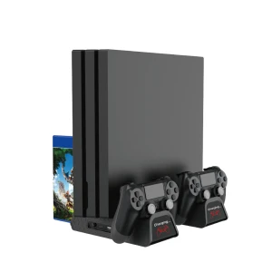 satkit Πολυλειτουργική βάση ψύξης για PS4, Slim και Pro με υποστήριξη χειριστηρίων