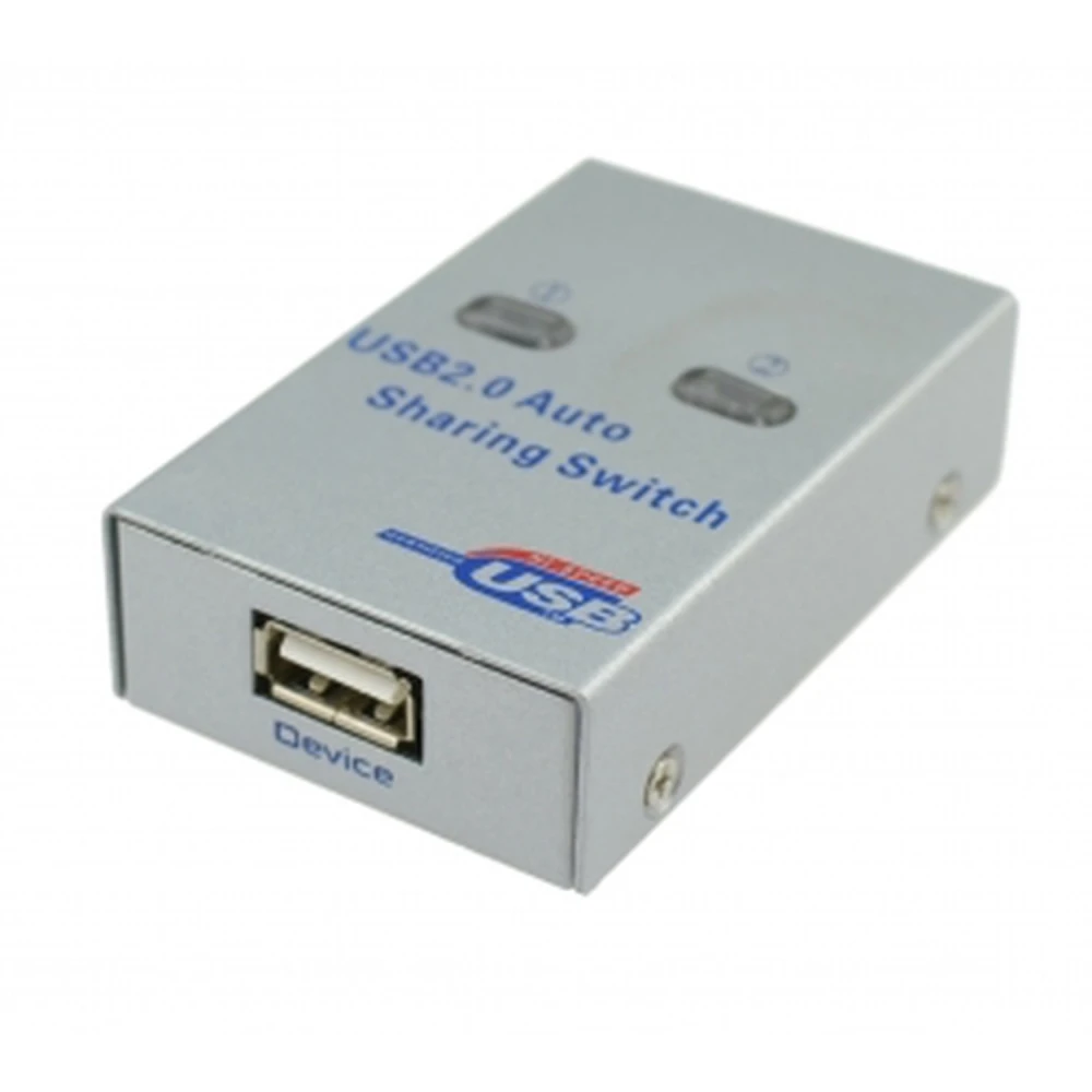 Διακόπτης 2 θυρών για κοινή χρήση συσκευής USB μεταξύ 2 PC