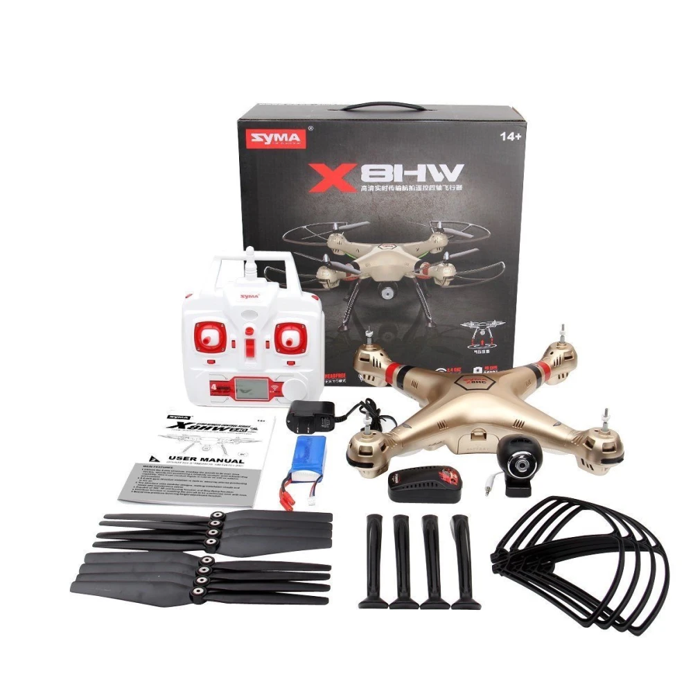 Syma X8hw drone quadcopter FPV με κάμερα Wifi HD σε πραγματικό χρόνο