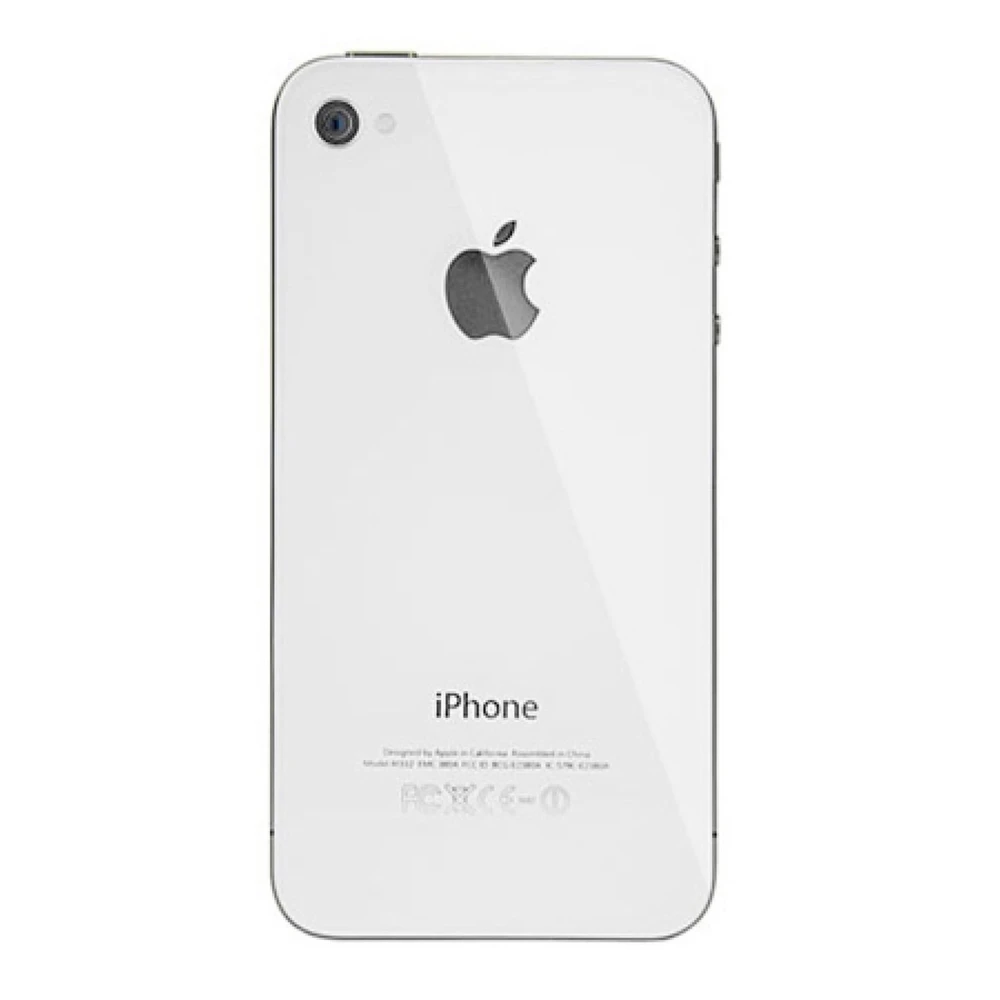Πίσω Κάλυμμα Γυαλί iPhone 4 Λευκό για Επισκευή και Original Ανταλλακτικό
