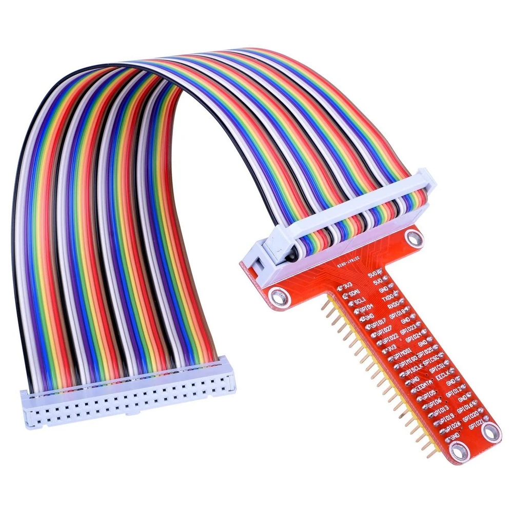 Κάρτα επέκτασης GPIO για Raspberry Pi με καλώδιο και T-αντάπτορα