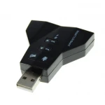 Διπλή USB κάρτα ήχου με 2 εξόδους και 2 εισόδους