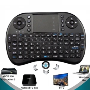 Ασύρματο πληκτρολόγιο με trackpad για Android TV T2 για mini PC και media center