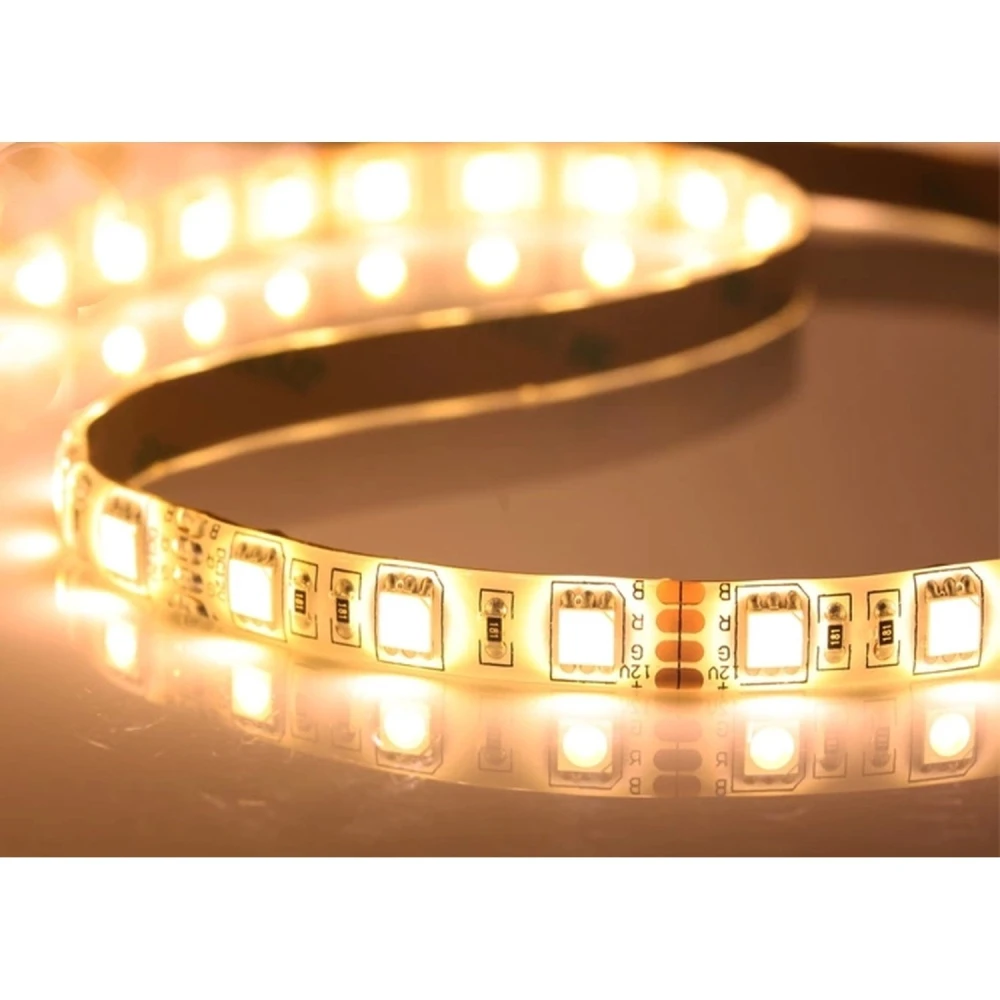 Ταινία LED 12V θερμό λευκό 5 μέτρα SMD5050 60LED/μέτρο 14W για εσωτερικό και εξωτερικό χώρο