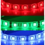 Ταινία LED 12V RGB 5 μέτρα ρυθμιζόμενη SMD5050 60LED ανά μέτρο IP65