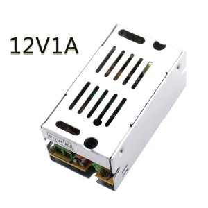 Μετασχηματιστής 12v 1a με ρύθμιση τάσης και μεταλλικό περίβλημα YourLed