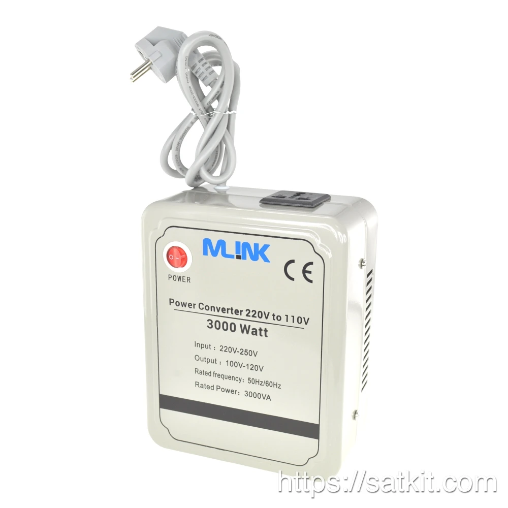 Μετασχηματιστής τάσης 220V σε 110V 3000W για οικιακή και επαγγελματική χρήση