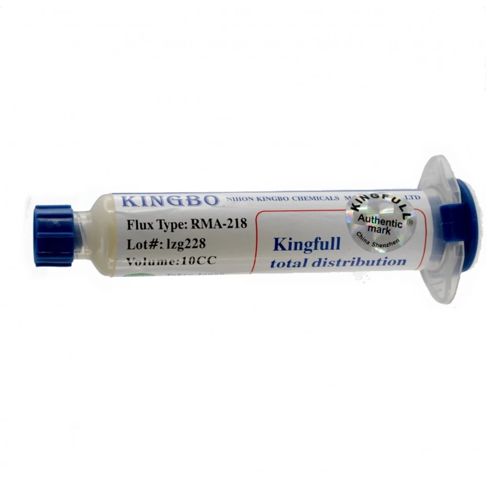 Kingbo RMA-218 flux 10cc για αποκόλληση και καθαρισμό ηλεκτρονικών