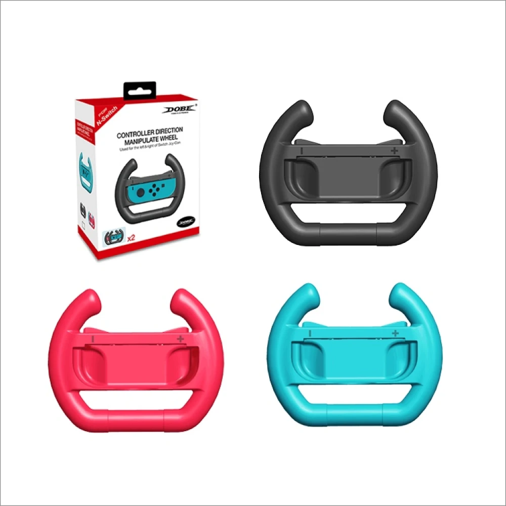 Τιμόνι για Nintendo Switch Joy-Con Dobe Twin Pack Ροζ Τιρκουάζ