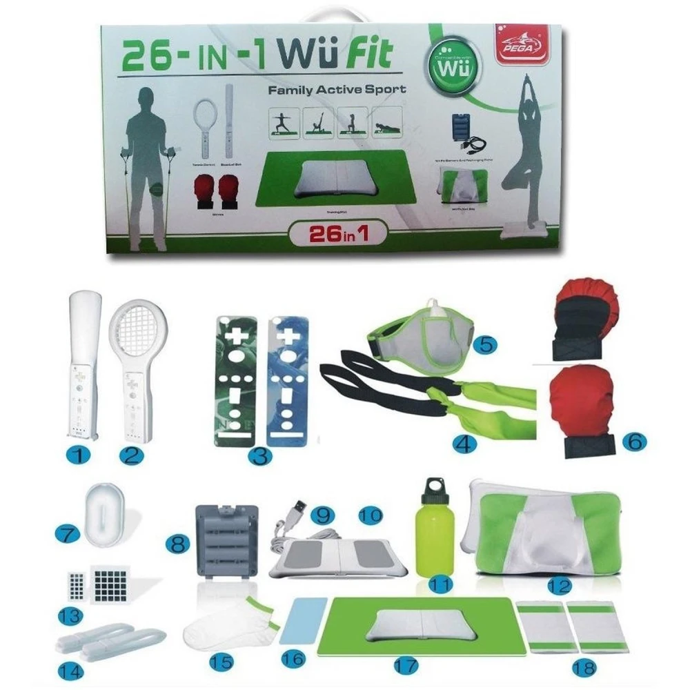 Wii Fit 26 σε 1 Family Active Sports Pack - Πλήρες σετ αξεσουάρ για Wii Fit
